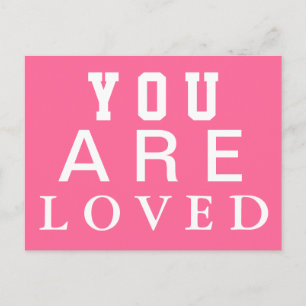 Carte Postale Vous êtes aimé - Inspirer - Motiver - Encourager