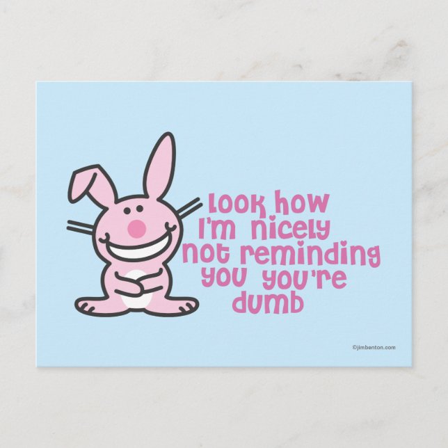 Carte Postale Vous êtes Bête (Devant)