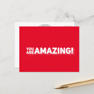 Carte Postale Vous êtes extraordinaire !