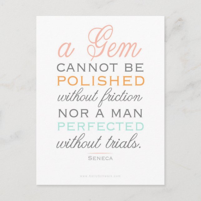 Carte Postale Vous êtes Gem Design par Kelly Schwark (Devant)