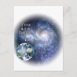 Carte Postale Vous êtes ici