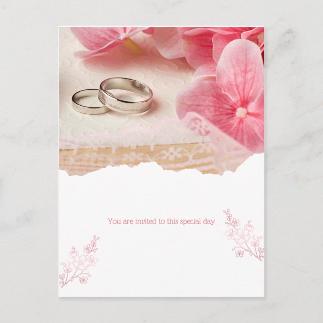 Carte Postale Vous êtes invité à cette journée spéciale (Devant)