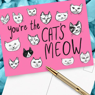 Carte Postale VOUS ÊTES LE CRÈME DE LA CRÈME Mignons Chatons Ca