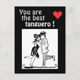 Carte Postale Vous êtes le meilleur Tango Tanguero