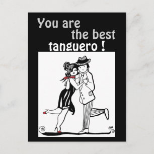 Carte Postale Vous êtes le meilleur Tango Tanguero