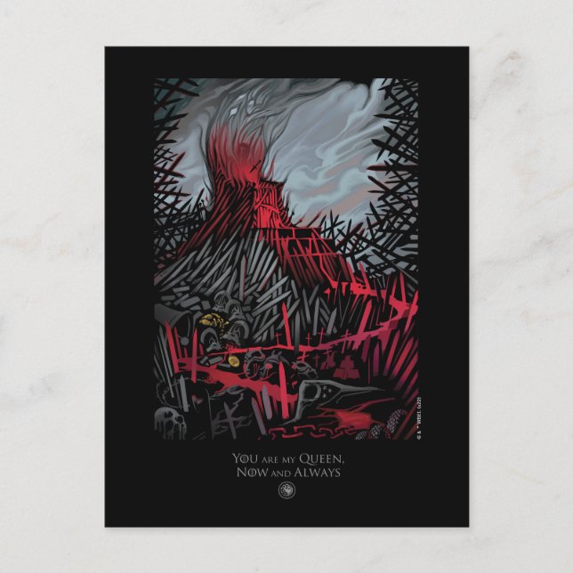 Carte Postale Vous Êtes Ma Reine, Maintenant Et Toujours (Devant)