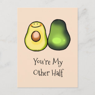 Carte Postale Vous êtes mon autre moitié (mignon avocat)