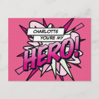 Vous êtes mon HÉROS Art Pop Livre de Bande Dessiné
