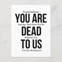 Vous êtes mort pour nous maintenant, Collègue Fare