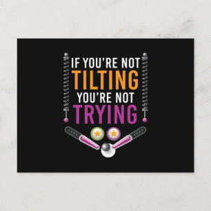 Carte Postale Vous êtes Nat Tilting Pinball Arcade Retro