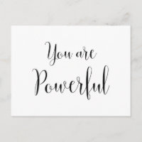 Vous êtes Puissant, Message Inspirant