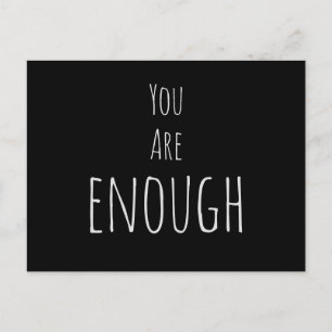 Carte Postale Vous Êtes Suffisamment Positive Affirmation
