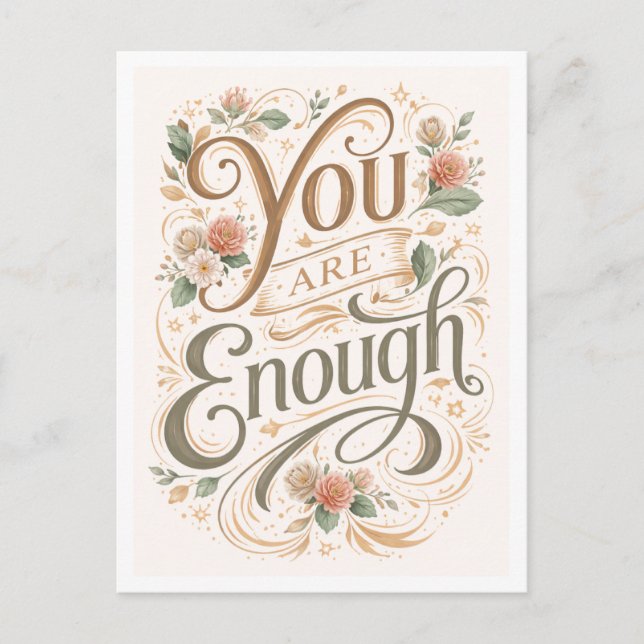 Carte Postale "Vous êtes suffisant" (Devant)