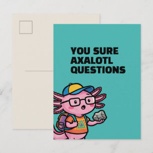 Carte Postale Vous êtes sûr que les questions axolotl Mème sarca