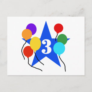 Carte Postale Vous êtes The Star 3rd Birthday Tshirts and Gifts