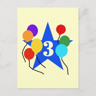 Carte Postale Vous êtes The Star 3rd Birthday Tshirts and Gifts