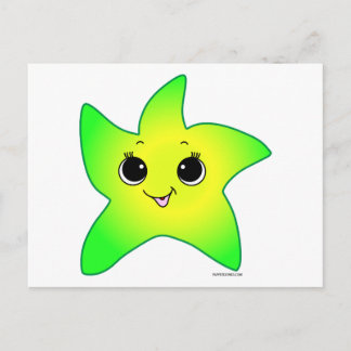 Carte Postale Vous êtes une étoile - verte