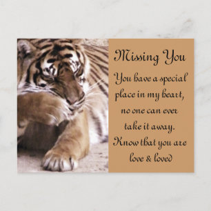 Carte Postale Vous manquant_