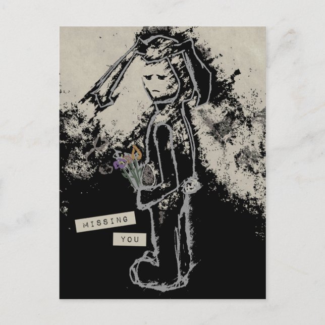 Carte Postale vous manquant sinibunny (Devant)