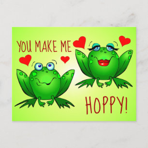 Carte Postale Vous Me Rendez Heureux Grenouilles Mignonnes Amour