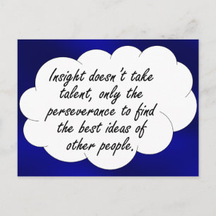 Carte Postale Vous n'avez pas besoin de talent pour avoir une gr