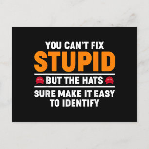 Carte Postale Vous ne pouvez pas réparer les bêtises, mais les C