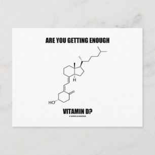 Carte Postale Vous Obtenez Suffisamment De Vitamine D ? Cholecal
