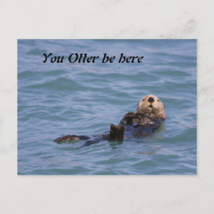 Carte Postale Vous Otter êtes ici