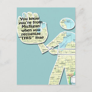 Carte Postale Vous savez que vous êtes du Michigan quand vous re
