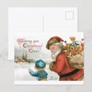 Carte Postale Vous souhaitant la joie de Noël par Ellen Clapsadd