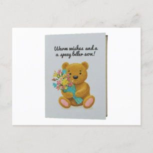 Carte postale "Vous souhaiter une reprise rapide"