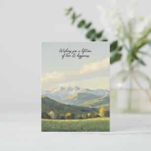 Carte Postale Vous souhaiter une vie d'amour et de bonheur
