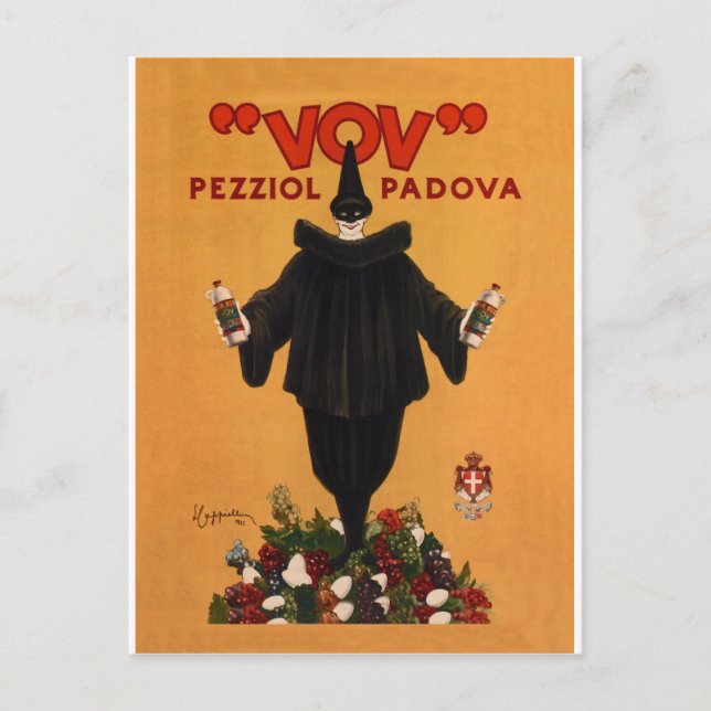 Carte Postale Vov Pezziol Padova ~ Leonetto Cappiello Italie 192 (Devant)
