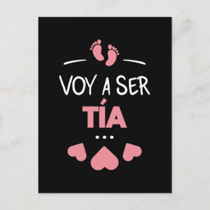 Carte Postale Voy a ser tia