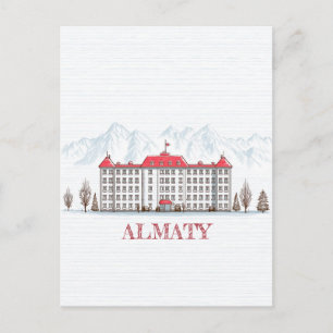 Carte Postale Voyage à Almaty Kazakhstan