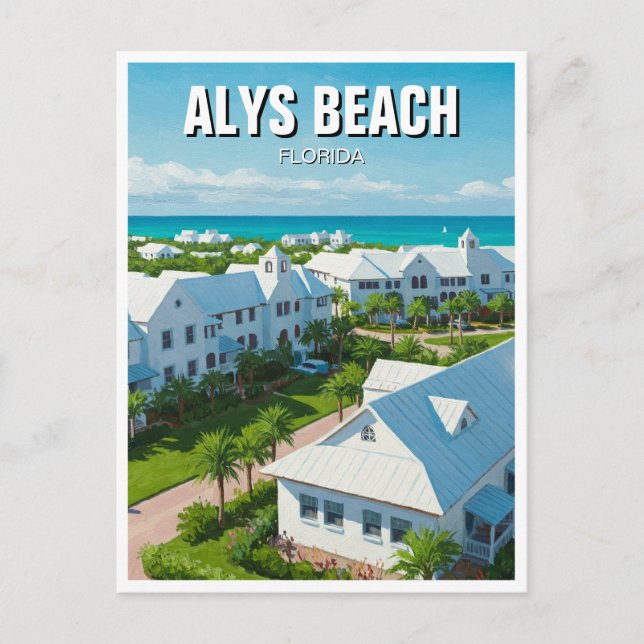 Carte Postale Voyage à Alys Beach Floride (Devant)