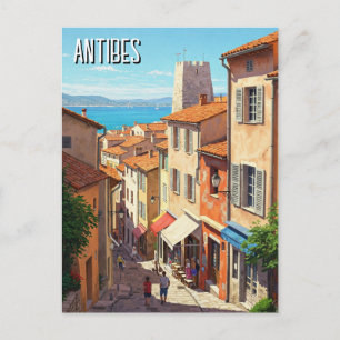 Carte Postale Voyage à Antibes France