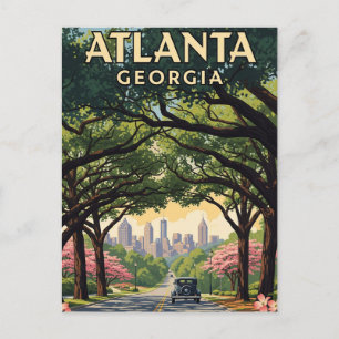 Carte Postale Voyage à Atlanta Géorgie