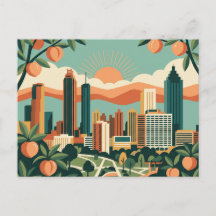Voyage à Atlanta Géorgie Vintage Rétro