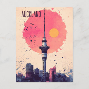 Carte Postale Voyage à Auckland Nouvelle-Zélande