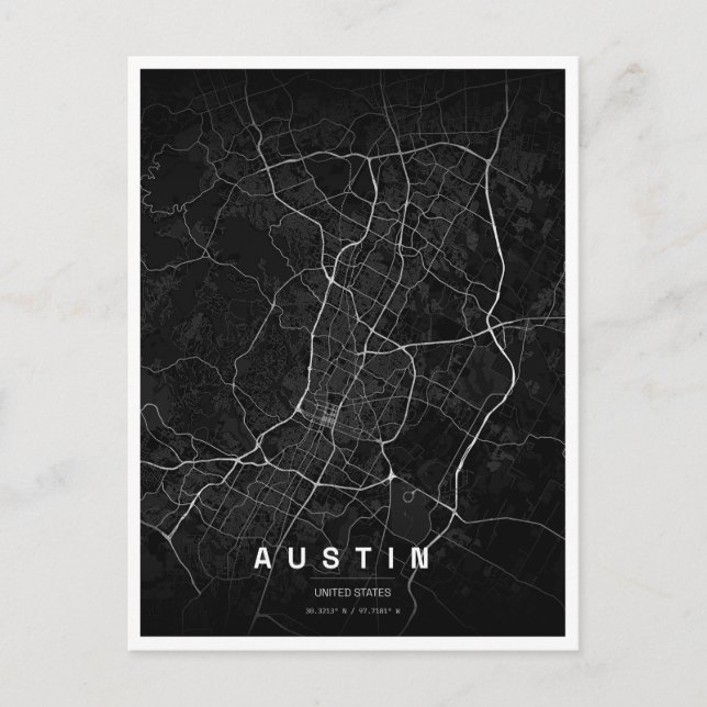 Carte Postale voyage à austin texas (Devant)