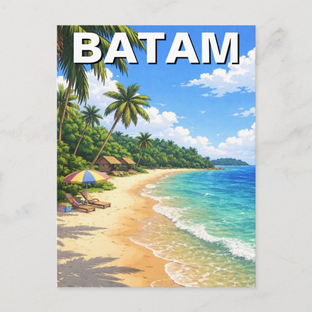 Carte Postale Voyage à Batam en Indonésie (Devant)