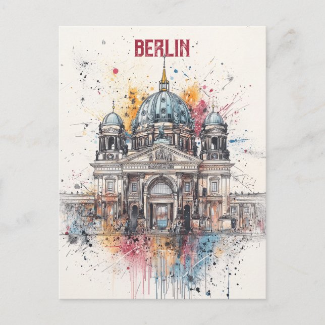Carte Postale Voyage à Berlin Allemagne (Devant)