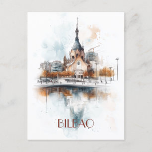 Carte Postale Voyage à Bilbao Espagne