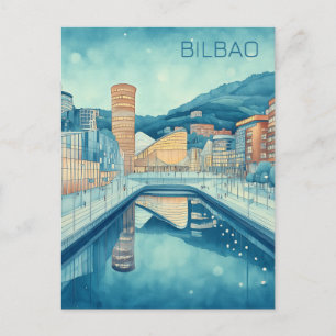Carte Postale Voyage à Bilbao Espagne