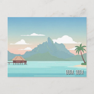 Carte Postale Voyage à Bora Bora