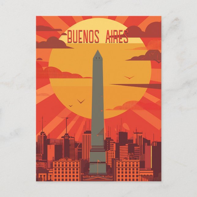 Carte Postale Voyage à Buenos Aires (Devant)