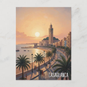 Carte Postale Voyage à Casablanca Maroc