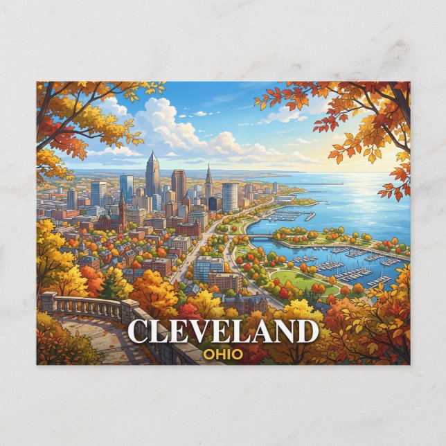 Carte Postale Voyage à Cleveland Ohio (Devant)