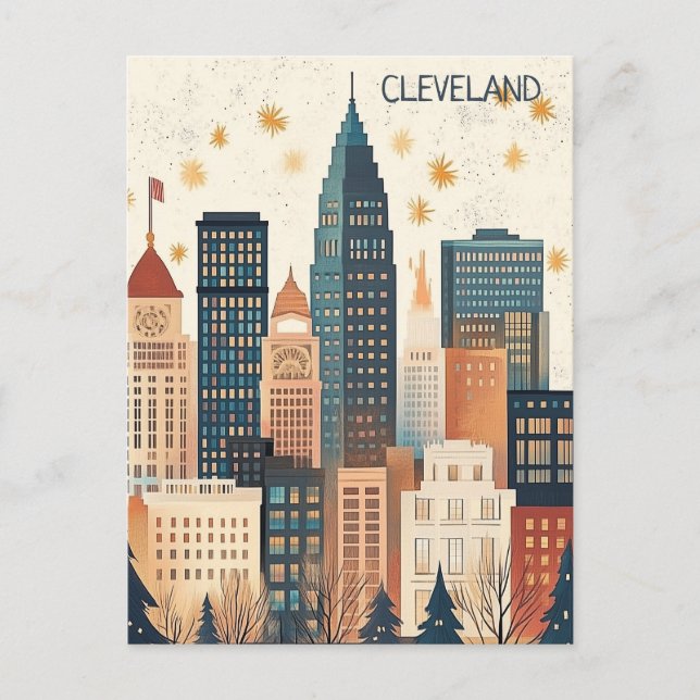 Carte Postale Voyage à Cleveland Ohio (Devant)